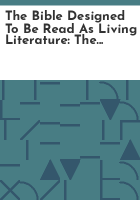 The_Bible_designed_to_be_read_as_living_literature