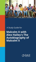 A_Study_Guide_For_Malcolm_X_With_Alex_Hailey_s_The_Autobiography_Of_Malcolm_X